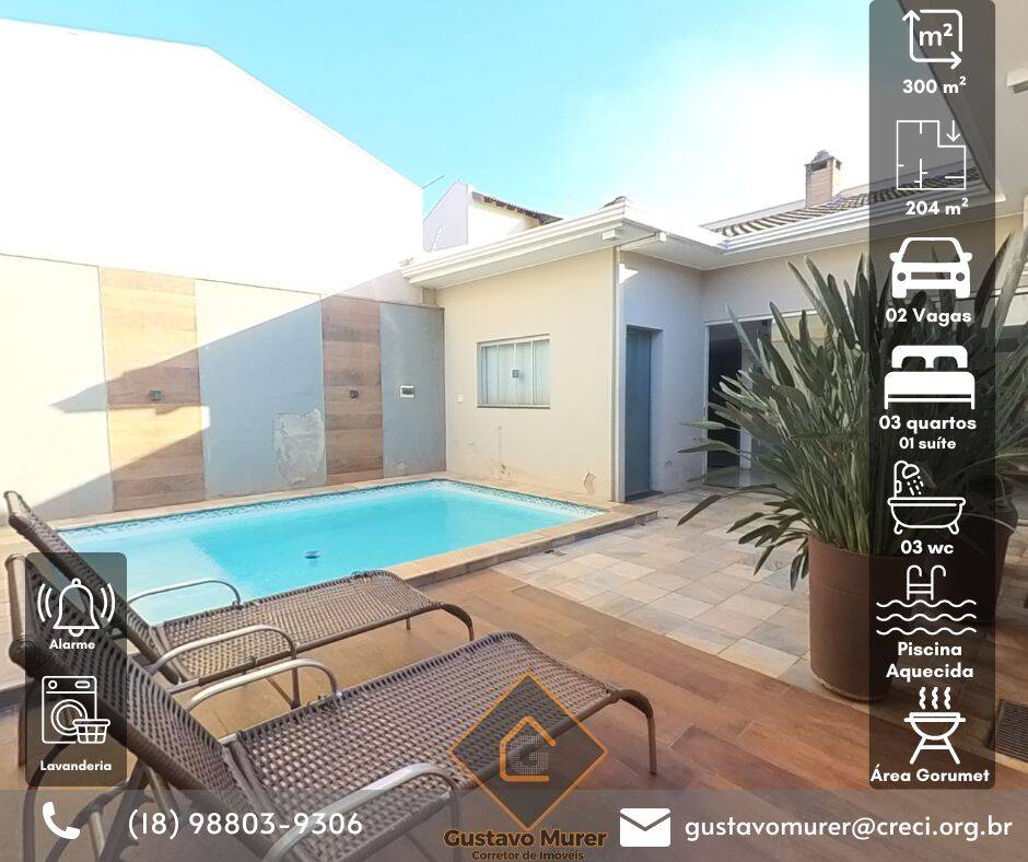 #1069 - Casa para Venda em Dracena - SP