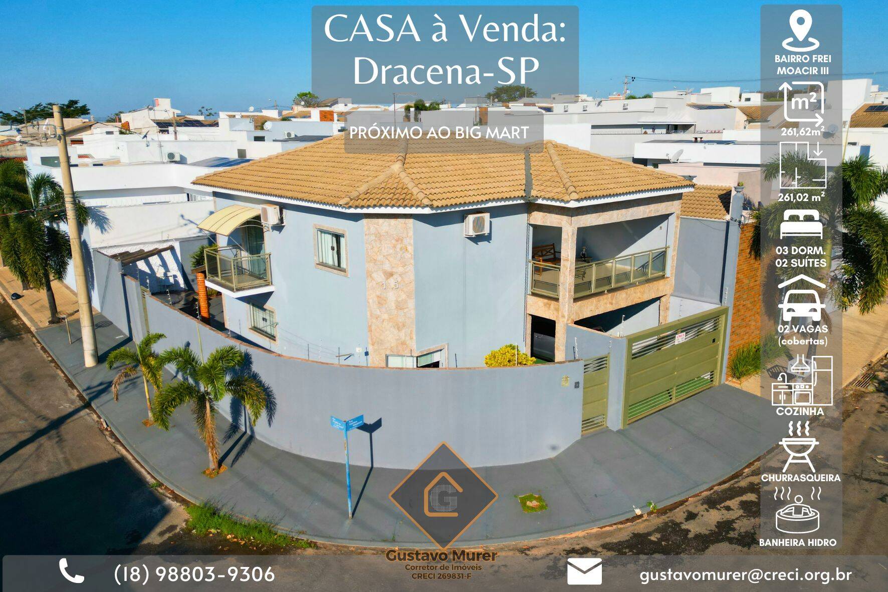 #29 - Casa para Venda em Dracena - SP