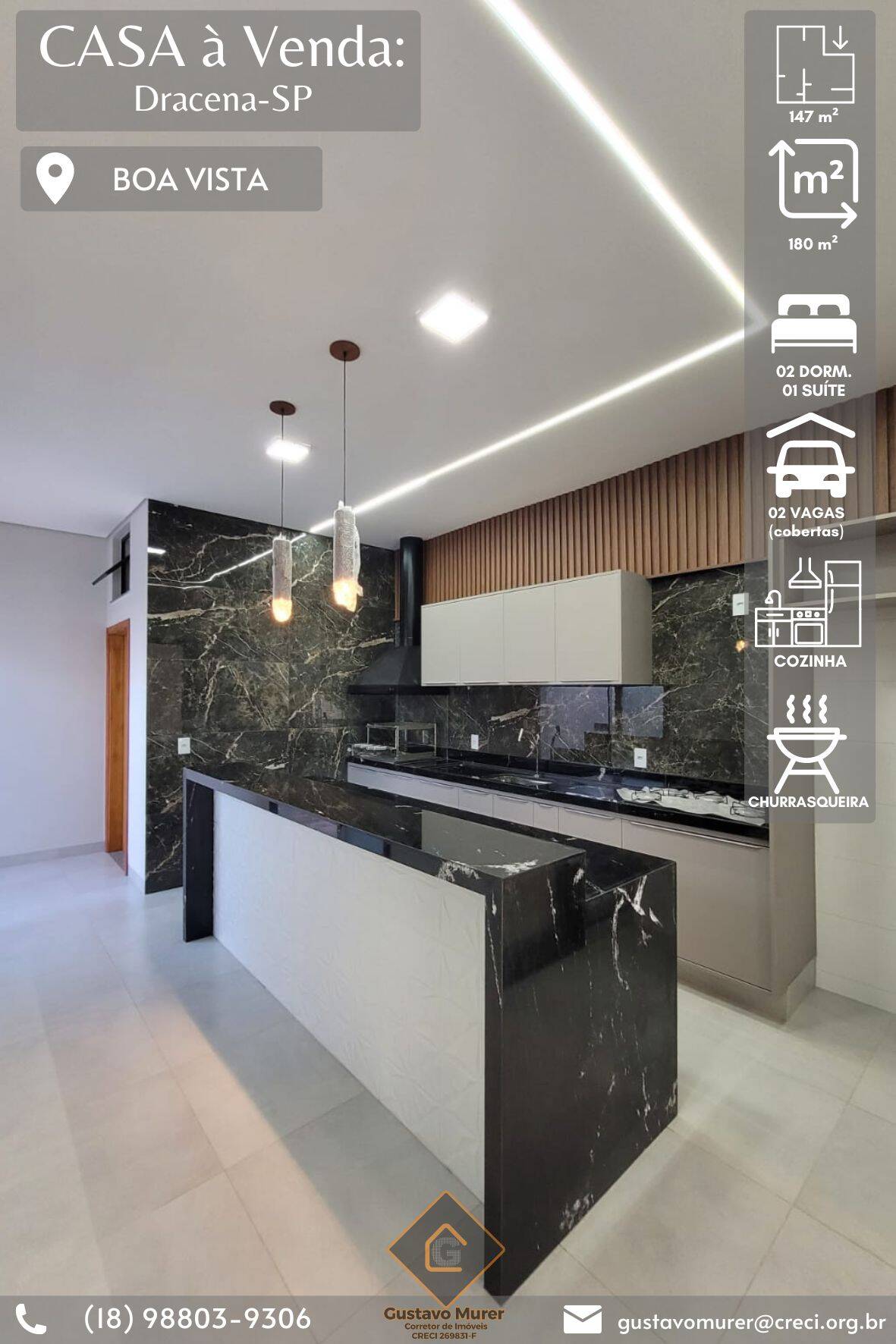 #35 - Casa para Venda em Dracena - SP