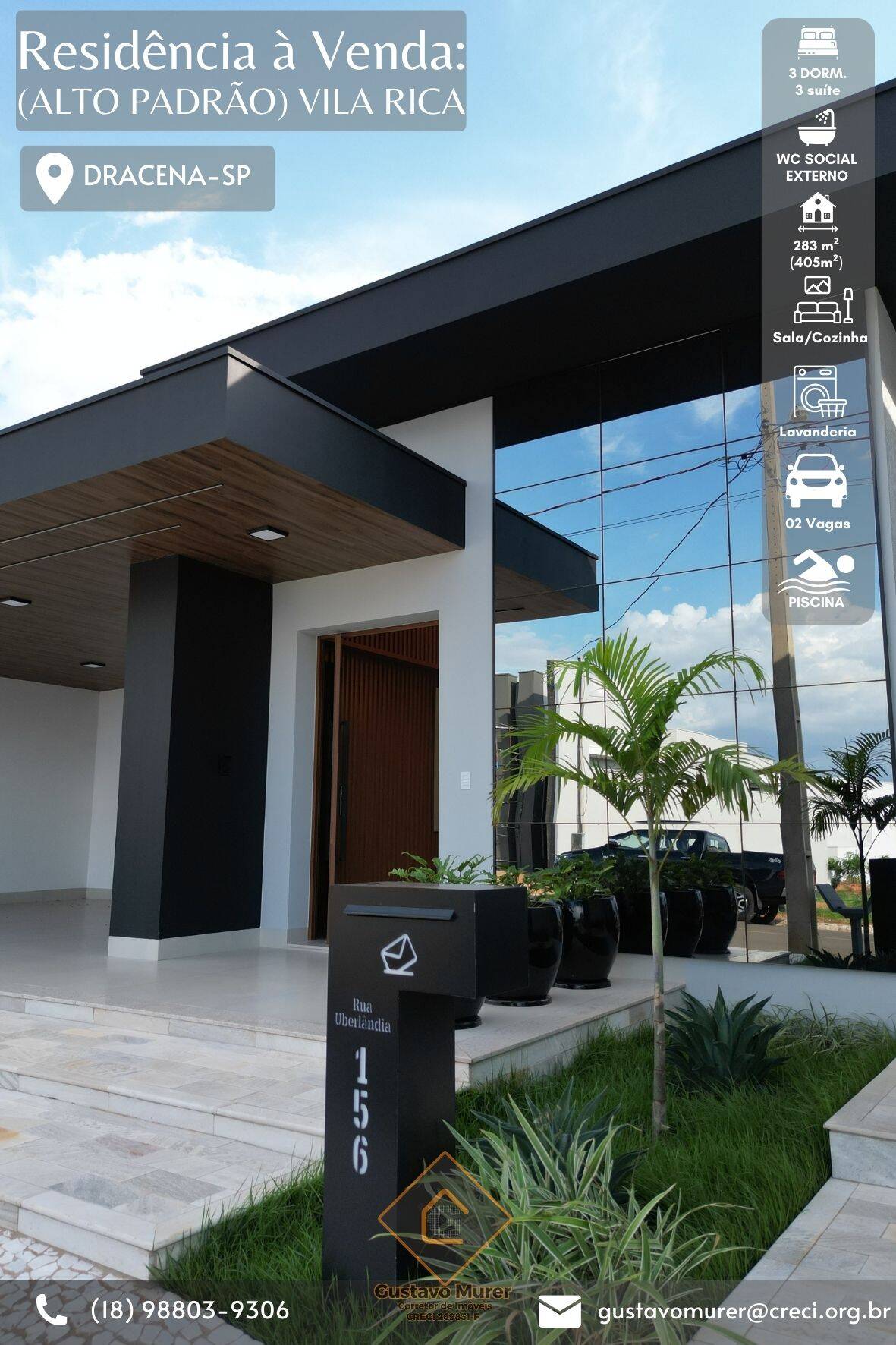 #52 - Casa para Venda em Dracena - SP
