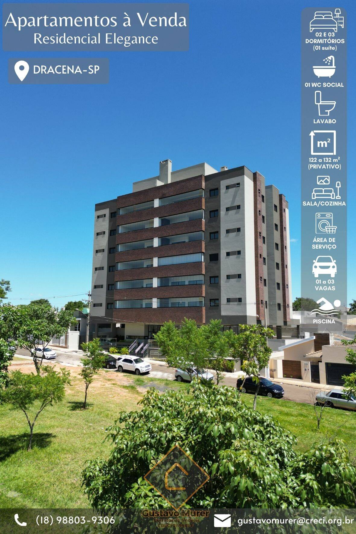 #57 - Apartamento para Venda em Dracena - SP