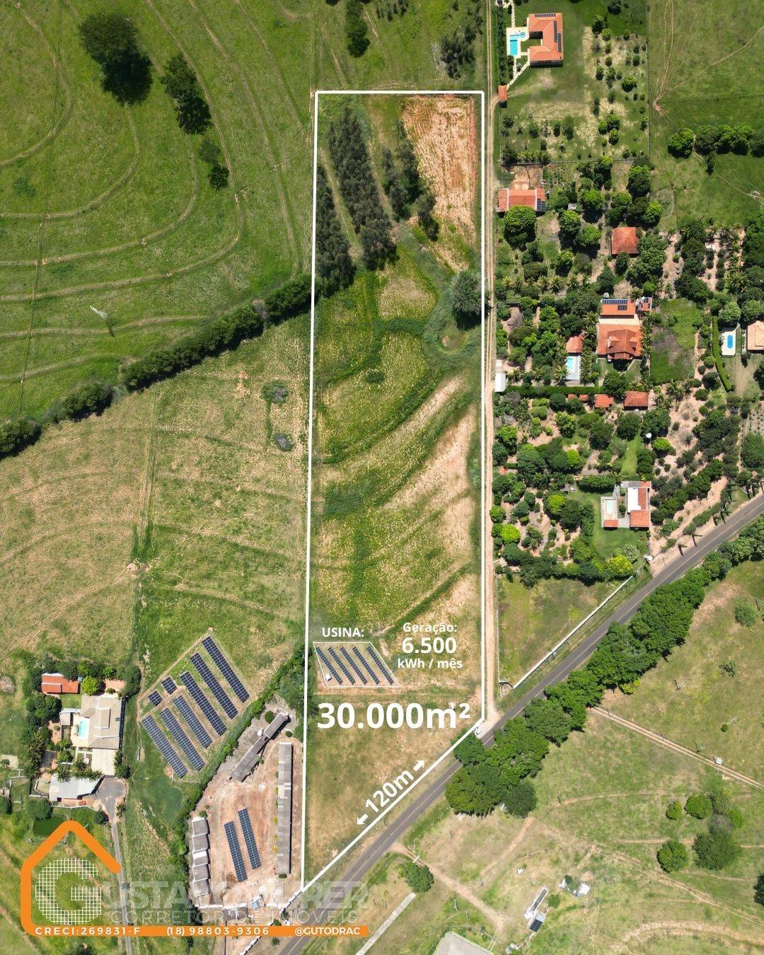 #1297 - Área para Venda em Dracena - SP